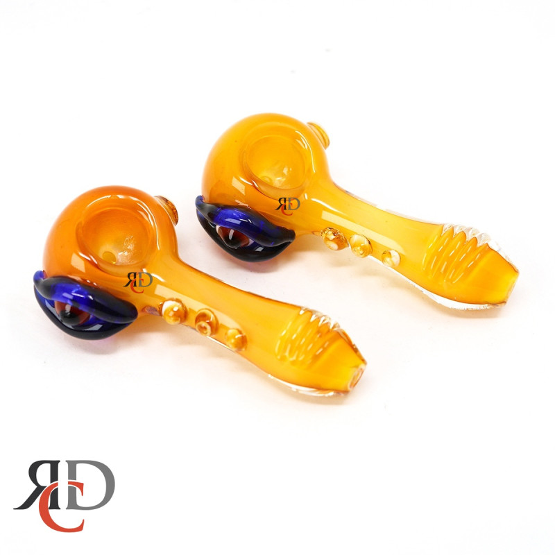 GLASS PIPE GOLDEN EYE GP3593 1CT