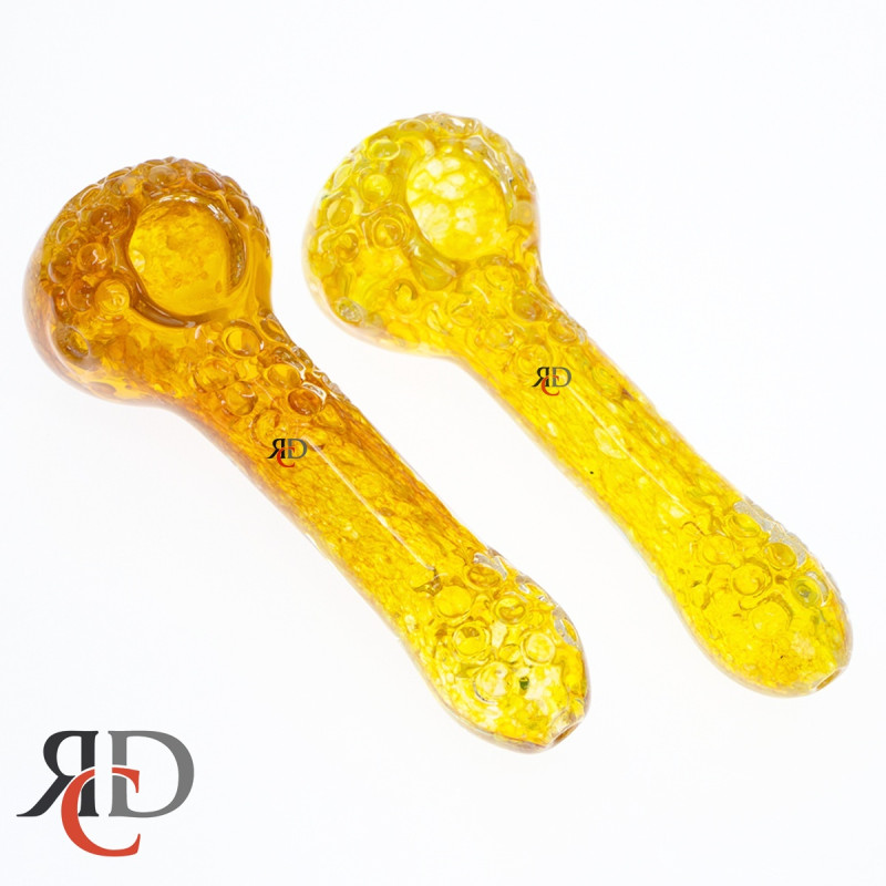 GLASS PIPE GOLDEN FLOWER DELUXE GP6622 1CT