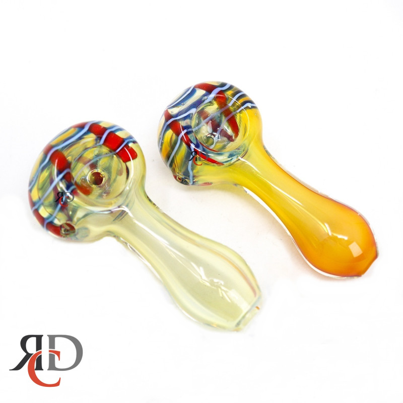 GLASS PIPE GOLDEN HEAD ART GP2725 1CT