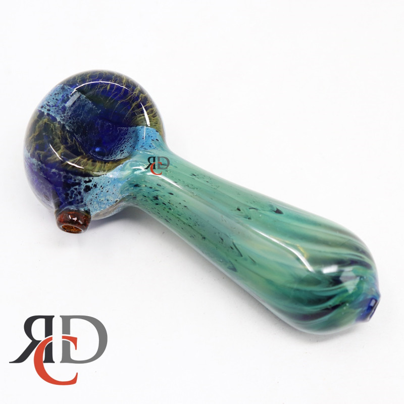 GLASS PIPE GREEN ART GP7609 1CT