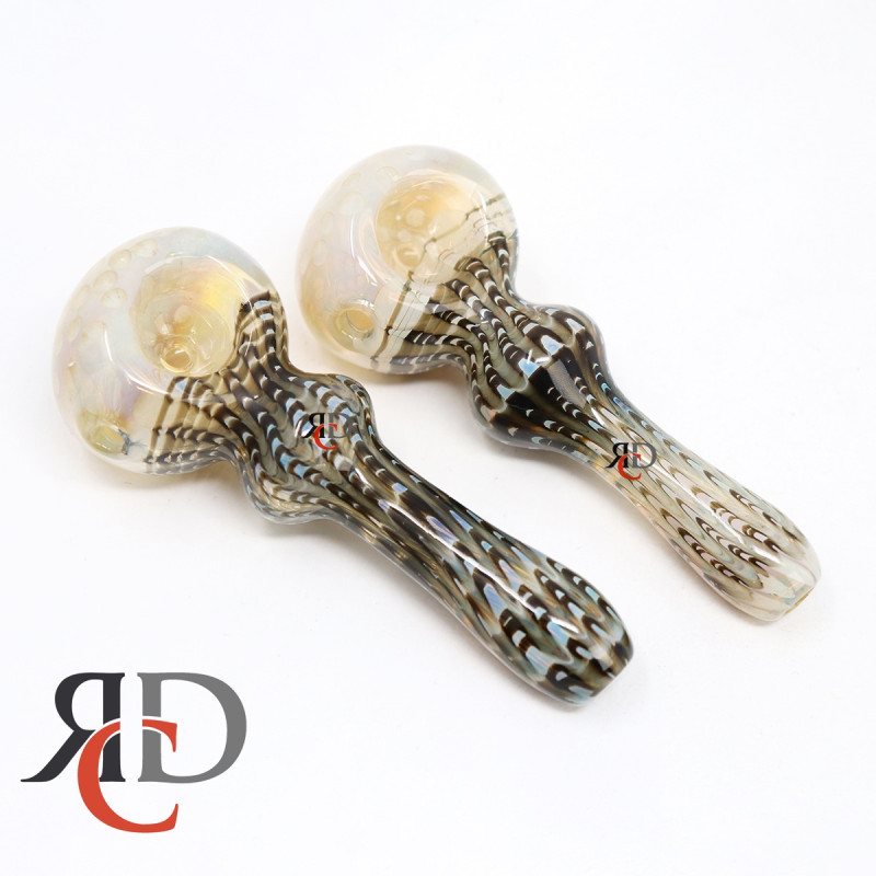 GLASS PIPE HONEYCOMB HEAD ART GP6080 1CT