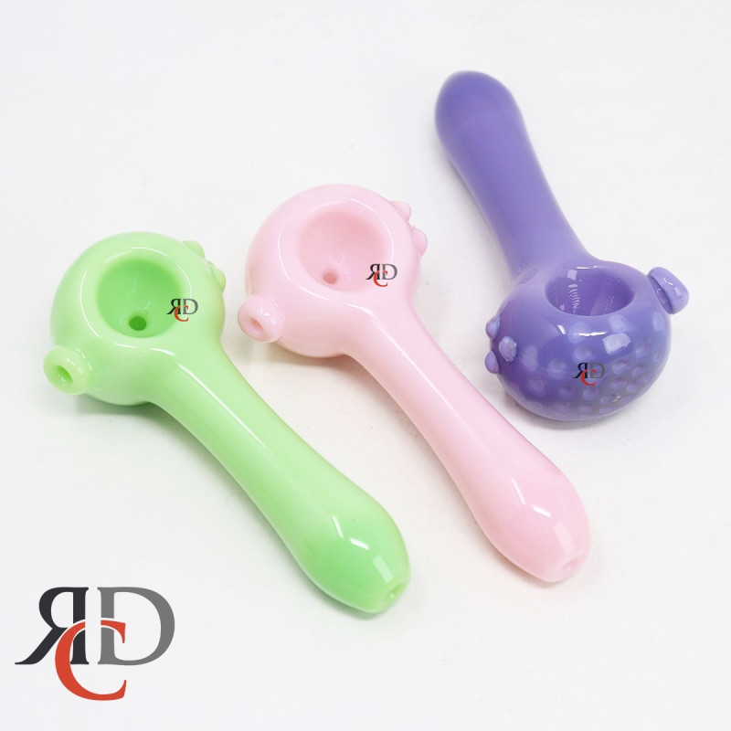 GLASS PIPE MILKY TUBE HONEYCOMB GP863 1CT