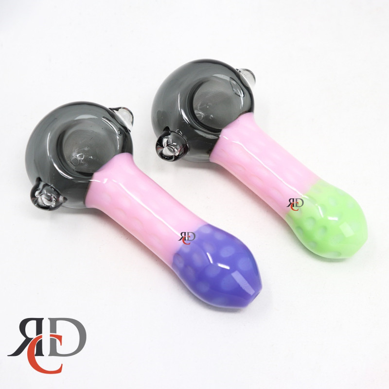 GLASS PIPE MILKY TUBE HONEYCOMB GP976 1CT