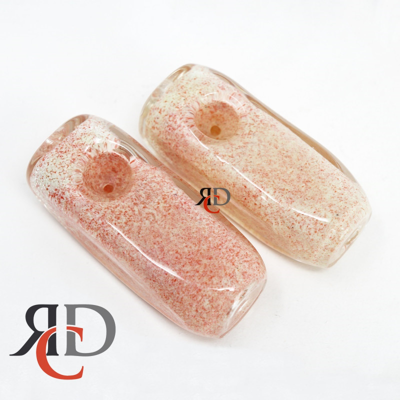GLASS PIPE PINK FANCY ART SQUARE GP6089 1CT