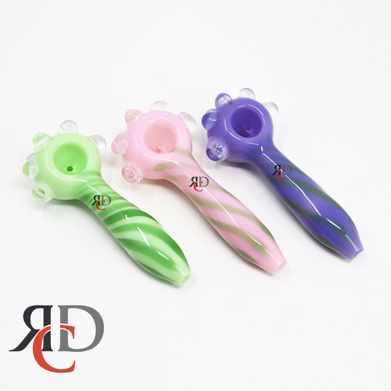 GLASS PIPE SLIME W/ MARBLE ART GP9003 1CT