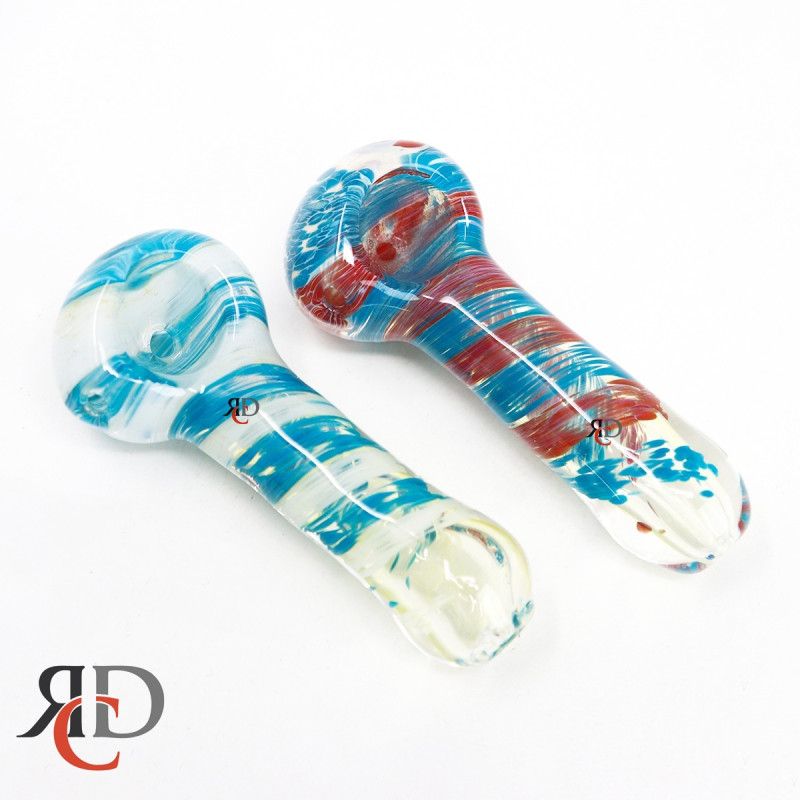 GLASS PIPE SWIRAL ART GP2715 1CT
