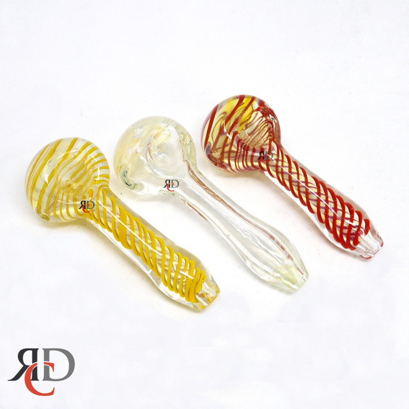 GLASS PIPE SWIRAL ART GP2734 1CT