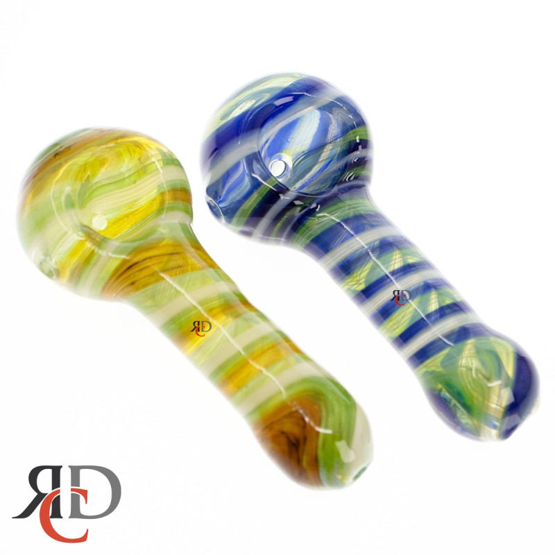 GLASS PIPE SWIRL ART DELUXE GP4627 1CT