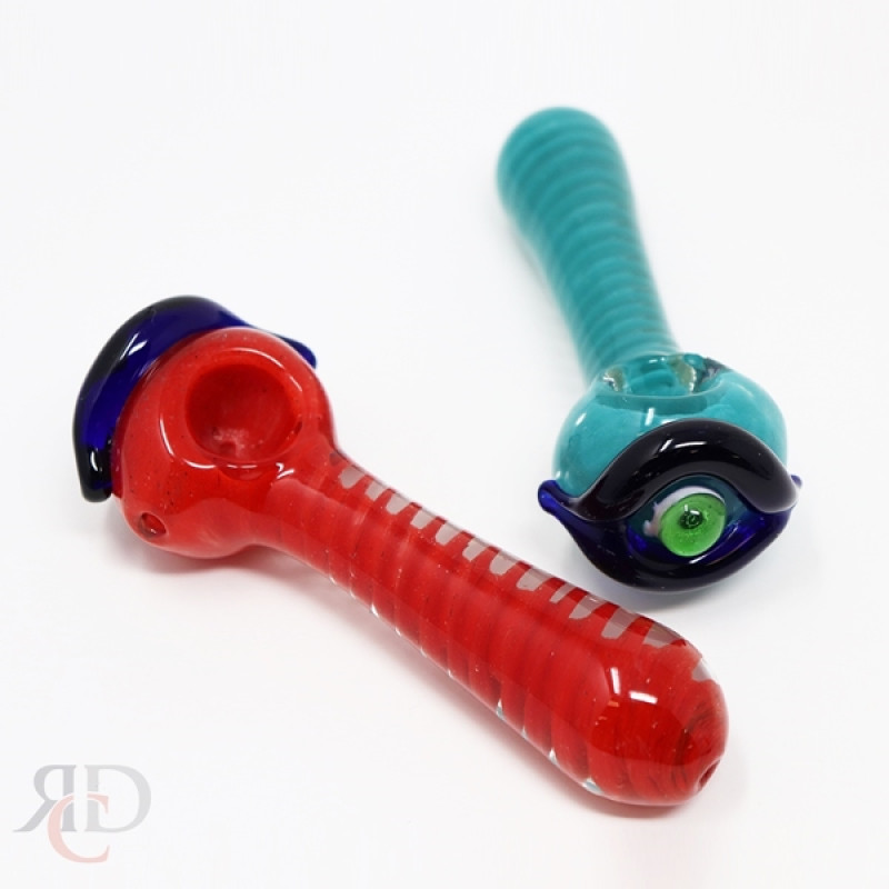 GLASS PIPE SWIRL ART EYE GP6553 1CT