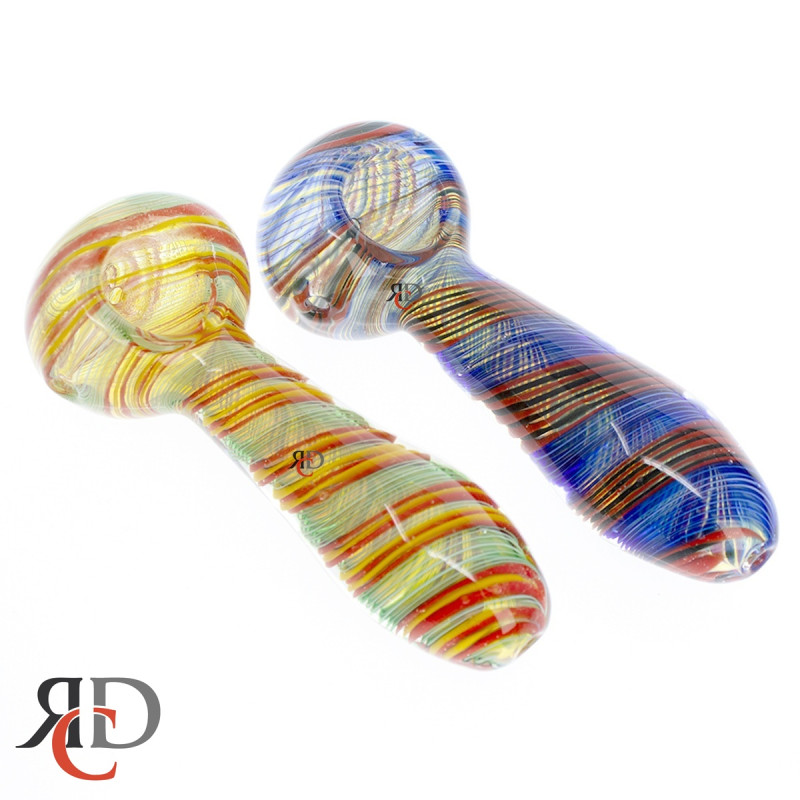 GLASS PIPE SWIRL ART GP6090 1CT
