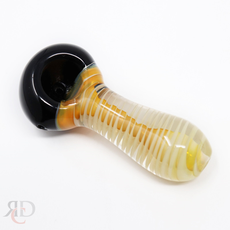 GLASS PIPE SWIRL ART PIPE GP6043 1CT