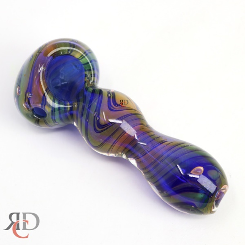 GLASS PIPE SWIRL GP6085 1CT