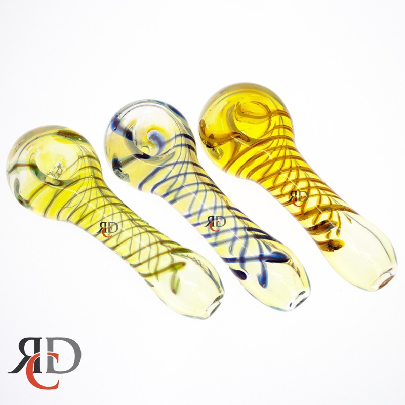 GLASS PIPE SWRIL ART GP3598 1CT
