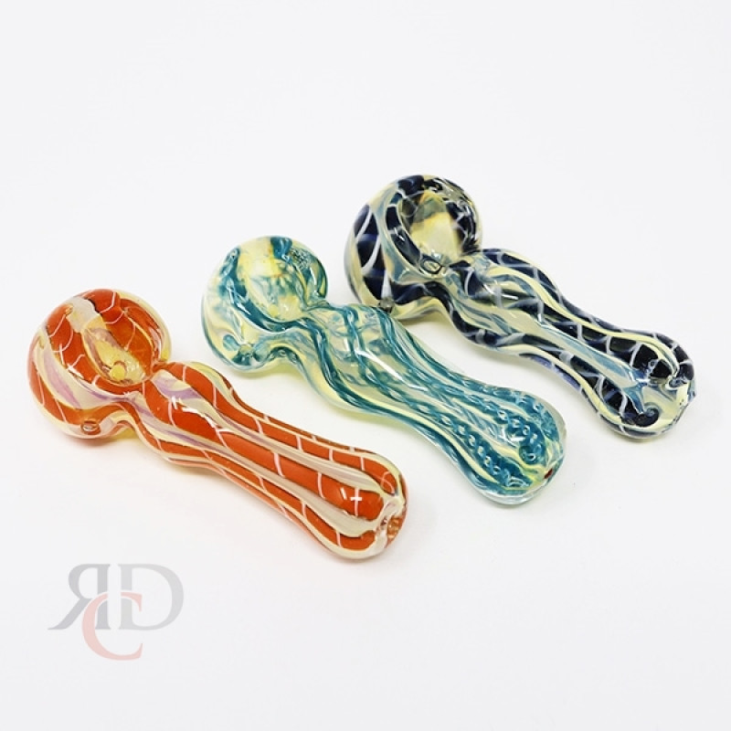GLASS PIPE TUSTING ART PIPE GP3007 1CT