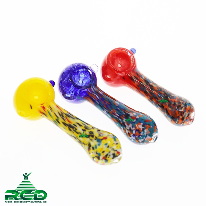 GLASS PIPE TWISTING ART COLOR PIPE GP2743 1CT