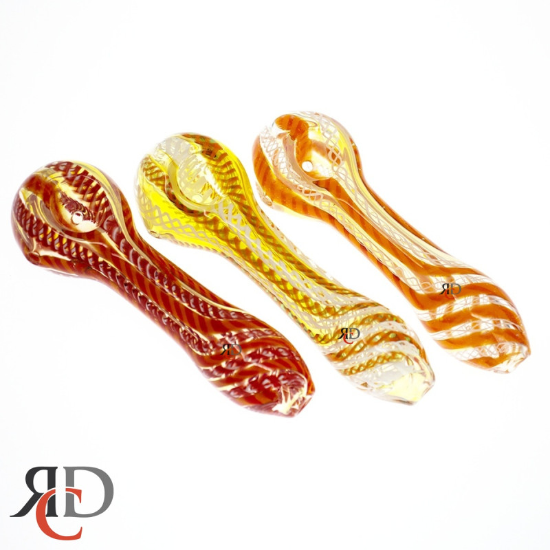 GLASS PIPE TWISTING ROD ART GP4084 1CT