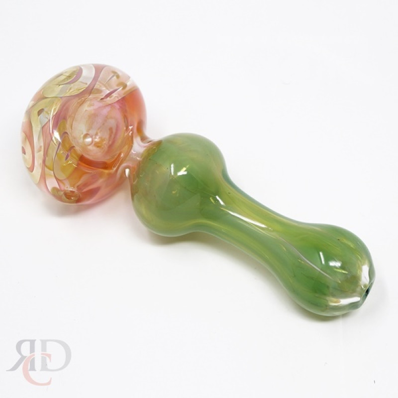 HAND PIPE GOLD & GREEN BODY PIPE GP7533 1CT