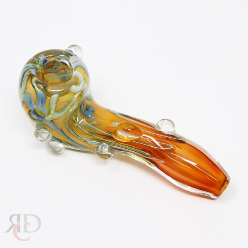 HAND PIPE GOLD FUMED SHERLOCK SHAPE PIPE GP5516 1CT