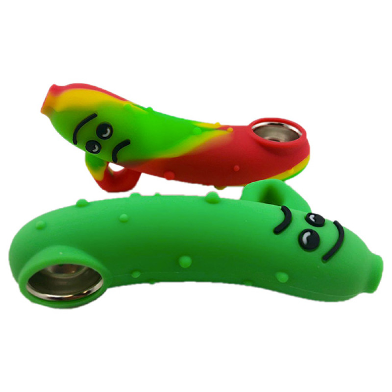 SILICON HAND PIPE PICKLE SP508 1CT