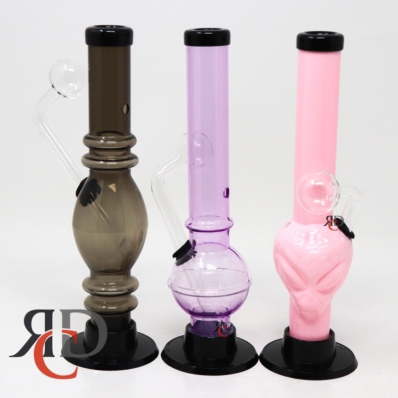 OIL PIPE ACRYLIC STRAIGHT OIL6513 1CT