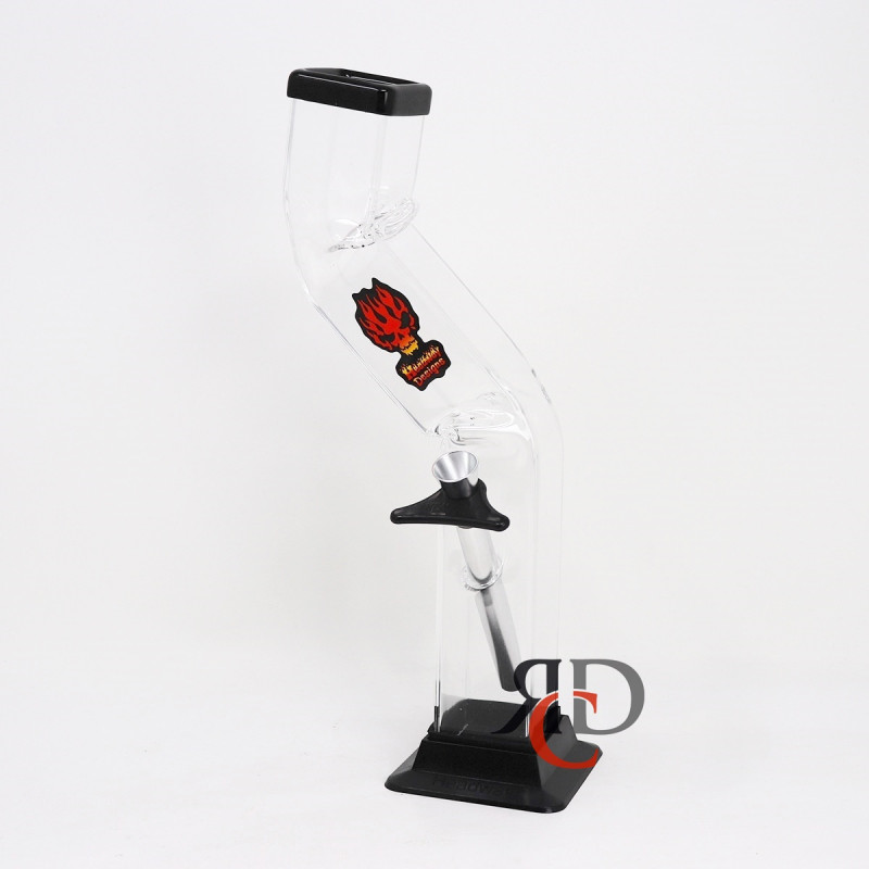 WATER PIPE ACRYLIC 12" SQUARE DIZZY LIZZY WPA1208 1CT