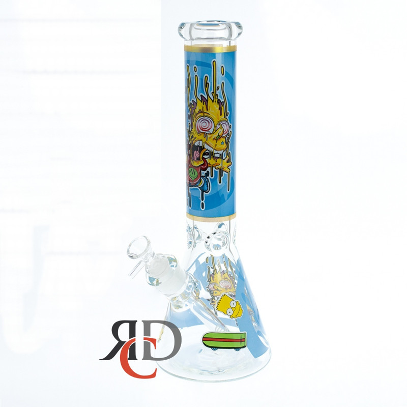WATER PIPE BEAKER GLOW IN DARK WP25050 1CT