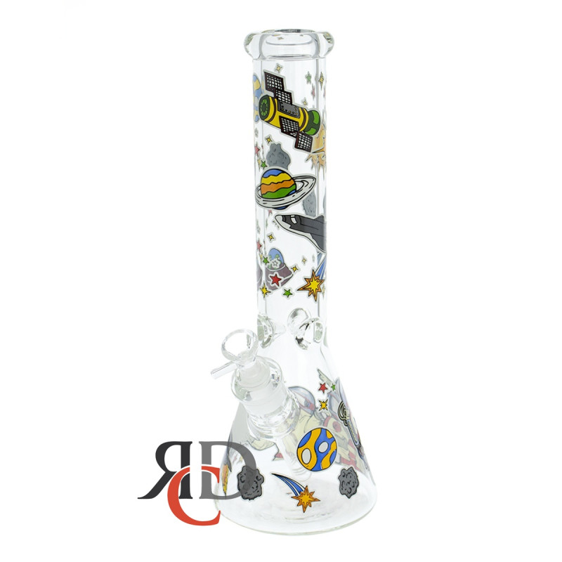WATER PIPE BEAKER GLOW IN DARK WP25057 1CT