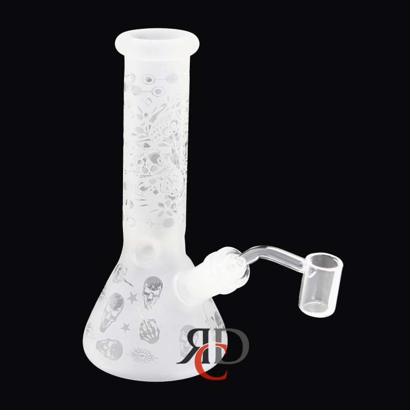 WATER PIPE FROSTED SKULL WP12016 1 CT