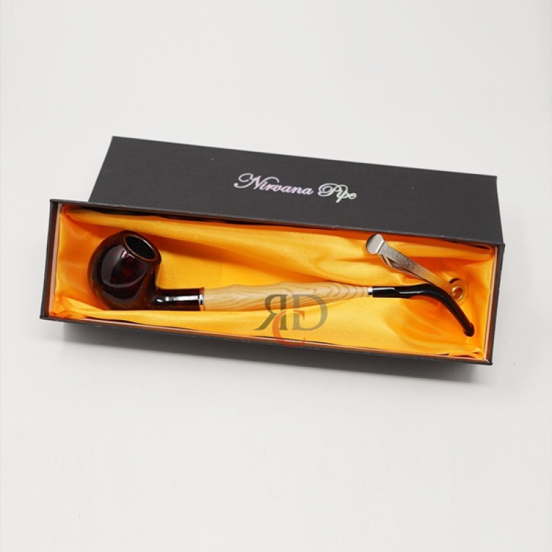 SMOKING WOODEN PIPE SWP122 1CT